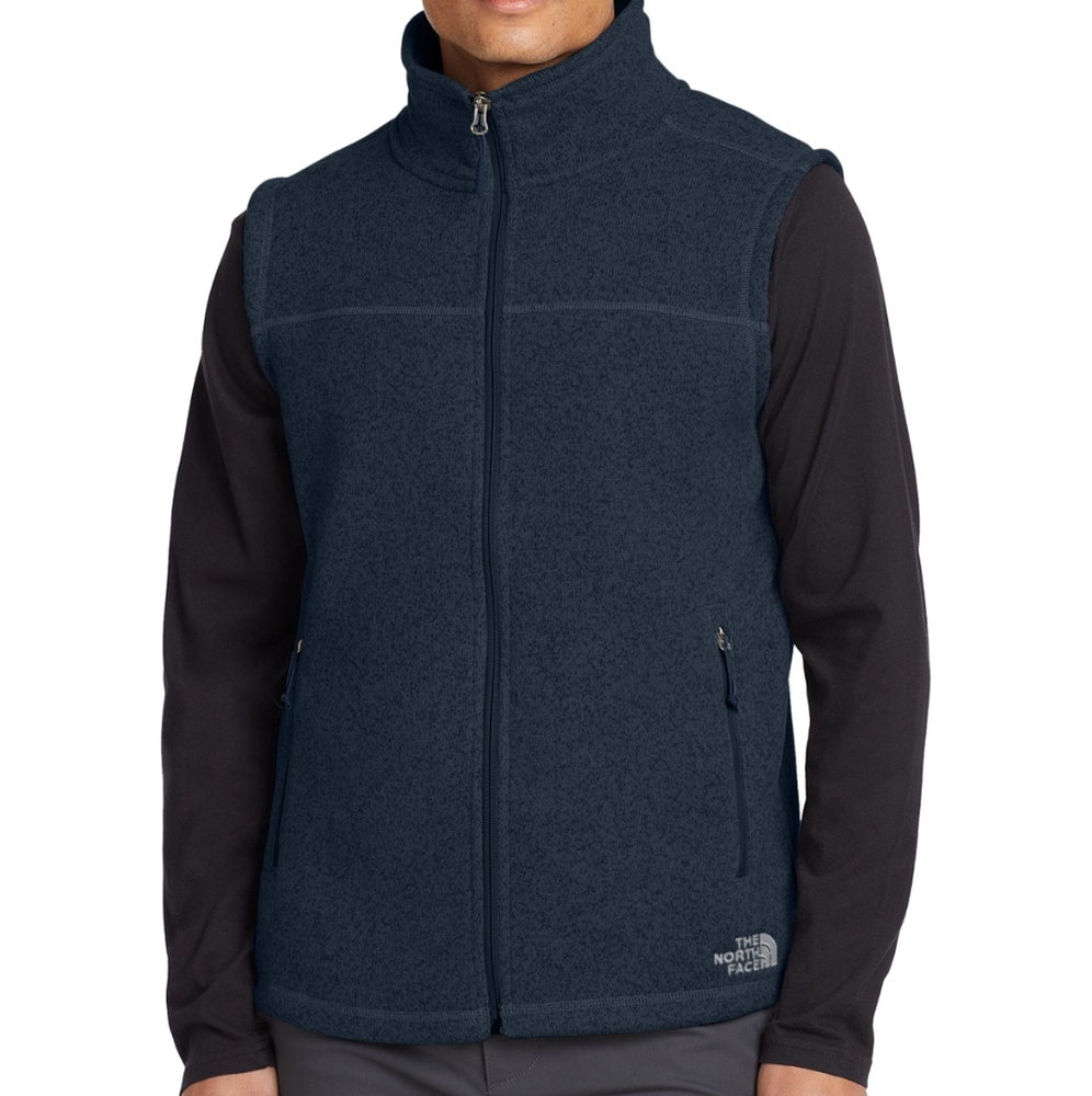 The North Face Sweater Fleece Vest, Navy, L